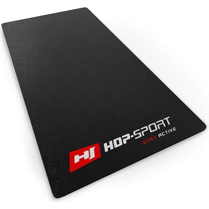 Hop-Sport Tapis Multifonction Fitness Tapis de Protection de sol Pour Vélo Elliptique Tapis de Course en PVC 0,6mm 120x60cm