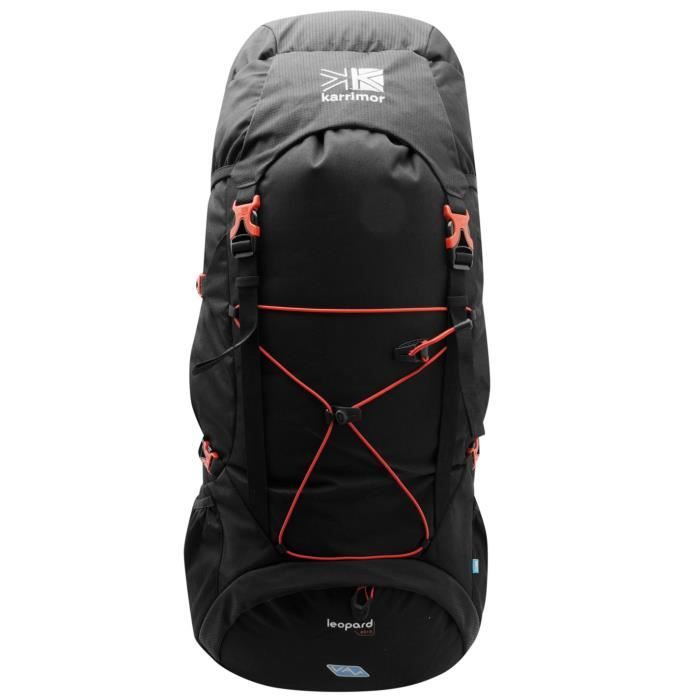 Karrimor Leopard 65 Sac À Dos De Marche Montagne Randonnée Noir/Rouge