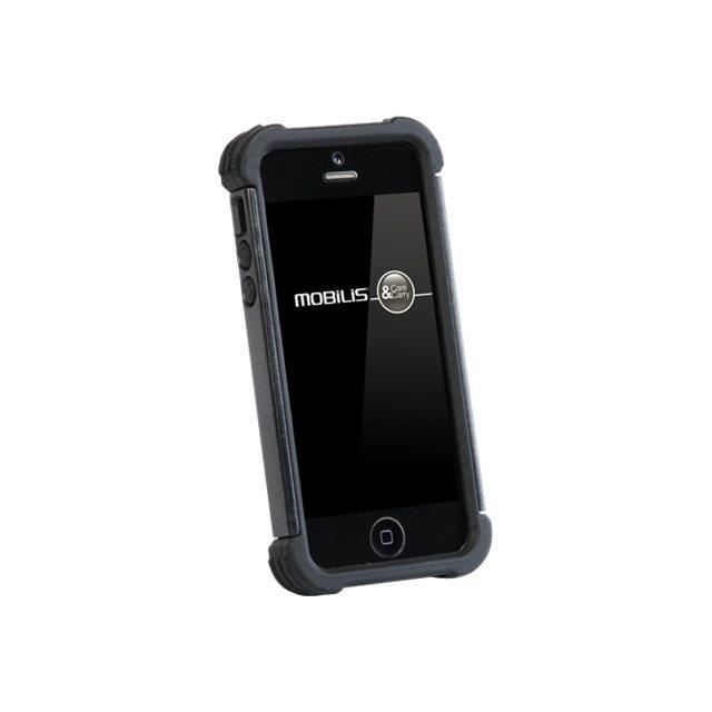 Mobilis Bumper en silicone pour Iphone 5 / 5s - Noir