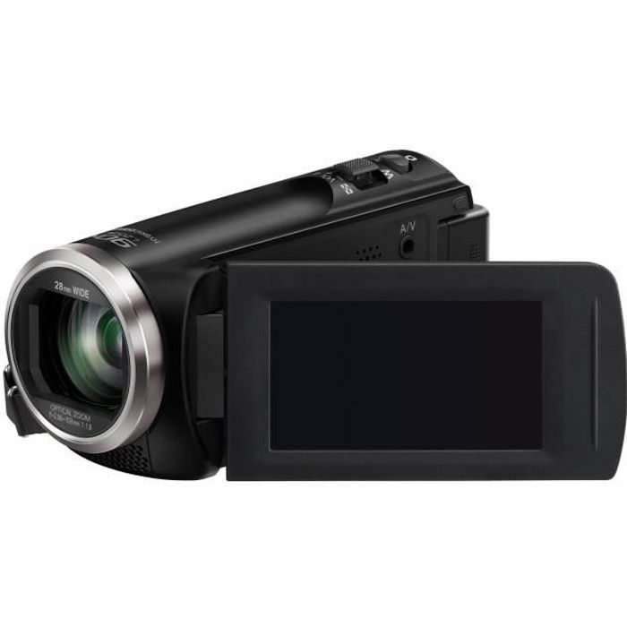 Panasonic HC-V180 - Caméscope - 1080p - 50 pi-s - 2.51 MP - 50x zoom optique - carte Flash