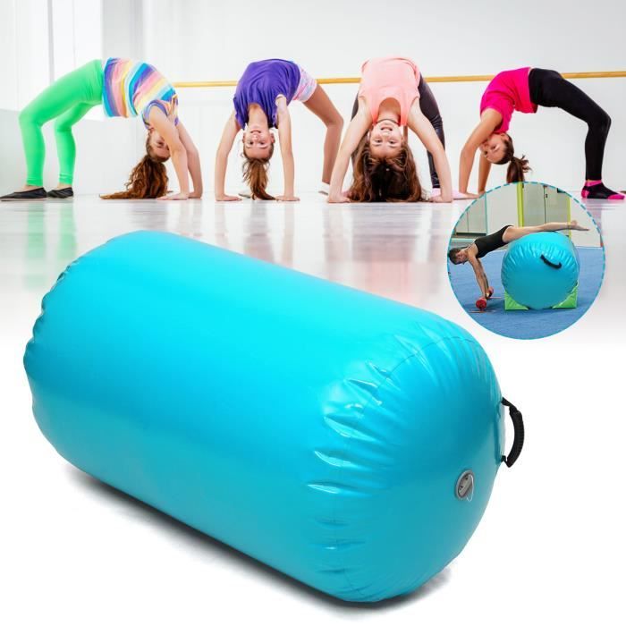 TEMPSA Gonflable Tapis Rouleau Gymnastique PVC Vert