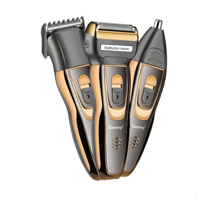 Rasoir électrique rechargeable 3 en 1 pour homme pour homme