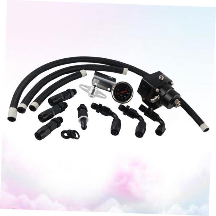 Kit régulateur de pression de carburant manomètre réglable 100 PSI