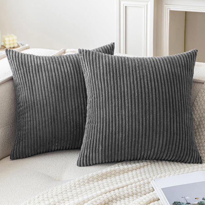 Housse De Coussin Ronde En Velours - 45 Cm De Diamètre - Vert - Housse Décorative Pour Canapé, Lit Ou Voiture