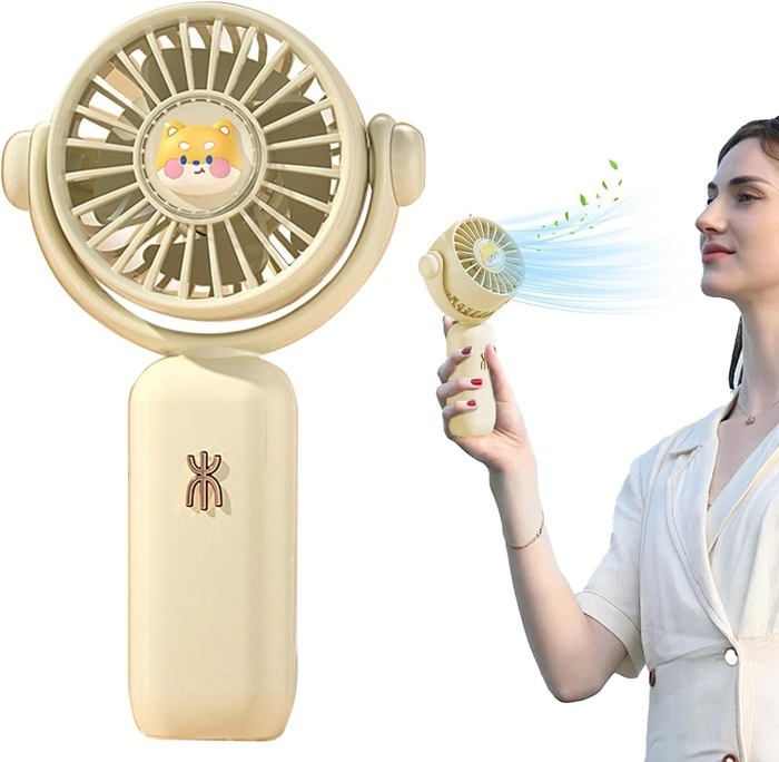 Ventilateur Portable, Mini Ventilateur Rechargeable Ventilateur