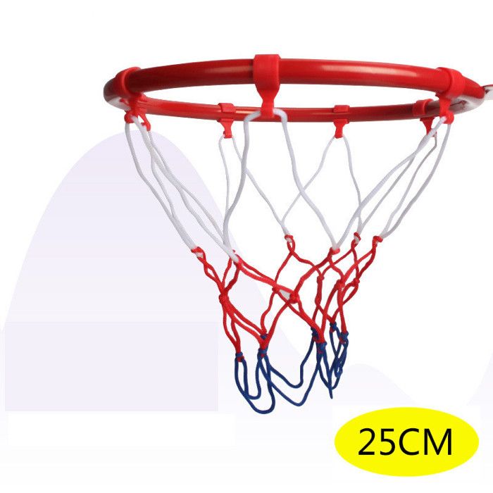 Calager Panier De Basket Mural 45 Cm – Métal Et Nylon – Intérieur/Extérieur – Jeu Sportif Enfant Et Adulte – Vis Et Aiguille Incluses