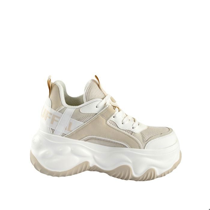 Baskets femme Buffalo Blader Matcha cream white Cdiscount Chaussures