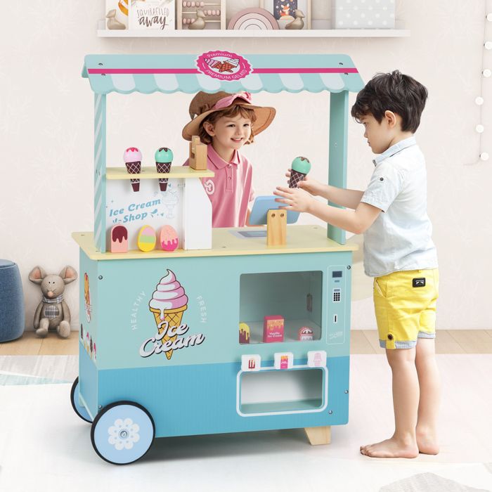 Chariot glace avec 33 accessoires pour jeu imitation, my little helper Teamson Kids | La Redoute Chariot glace avec 33 accessoires pour jeu imitation, my little helper Teamson Kids | La Redoute