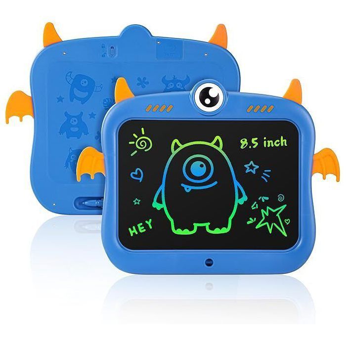 Tablette Décriture LCD -Tablette De Dessin Colorée De 8 5 Pouces- Jouets Éducatifs-Réutilisable - Pour Enfants 3-11 Ans