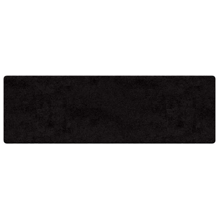 Tapis de couloir antidérapant - vidaXL - Noir - 50x200 cm - Polypropylène - Rectangulaire - Conception antidérapante