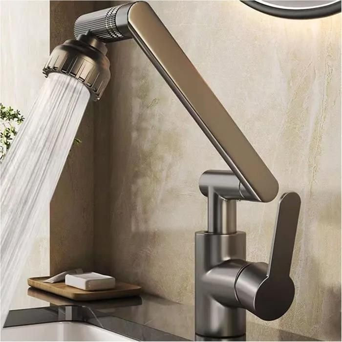 Robinet Cuisine Rabattable 1080° Flexible Rotation Mitigeur CuisineRobinet Evier Sous Fenêtre en Acier Inoxydable 2 Modes