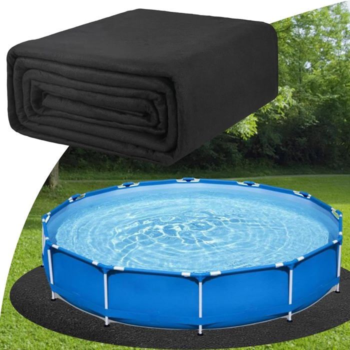 Tapis sol piscine épais antidérapant usage extérieur diamètre 305m