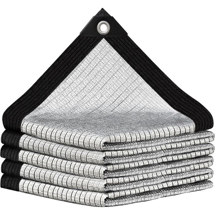 Filet DOmbrage En Aluminium 80% Uv Voile Avec Œillets Facile À Suspendre Pour Jardin Patio Pelouse Abri De Voiture[IN37]