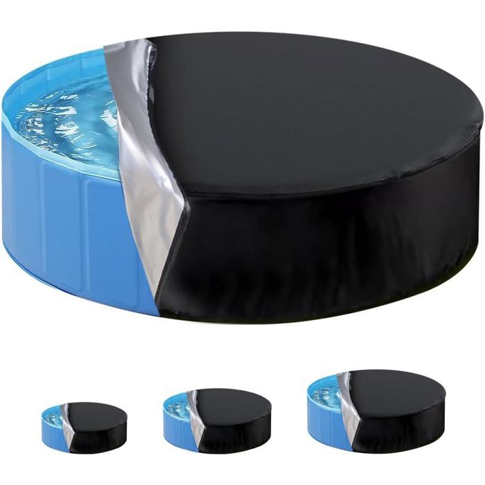 Bache Protection Piscine 80*20cm Oxford Anti-UV Bache Hiver Piscine Imperméable étanche à la Poussière Couverture De Piscine