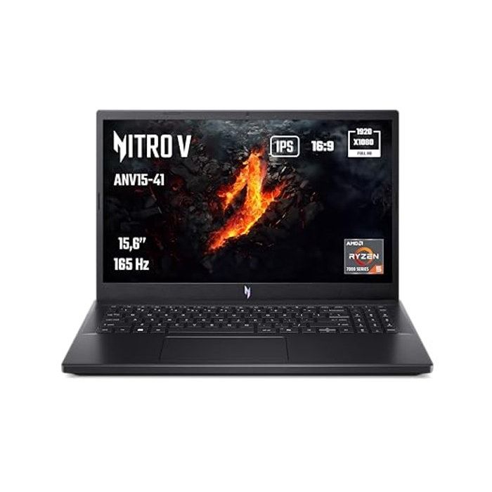 Acer Nitro V 15 ANV15 41 R4FN Ordinateur Portable Gaming 15.6'' Full HD IPS LCD 165Hz AMD Ryzen 5 7535HS NVIDIA GeForce RTX 4050 RAM SSD Windows 11 Home Clavier AZERTY - vue 1