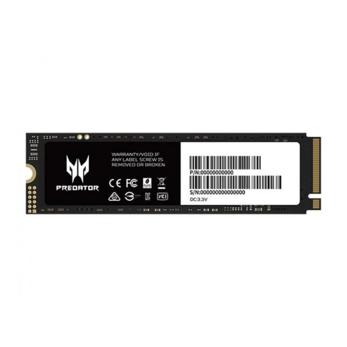 SSD interne ACER Predator GM7 PCIe 4.0 NVMe 2.0 .2 2280 Lect. 7 400 Mo/