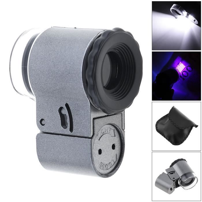 Loupe Frontale Avec Lumière LED Pour Horloger Et Bijoutier - 4 Grossissements (2X à 24X) - Confortable Et Réglable - 6