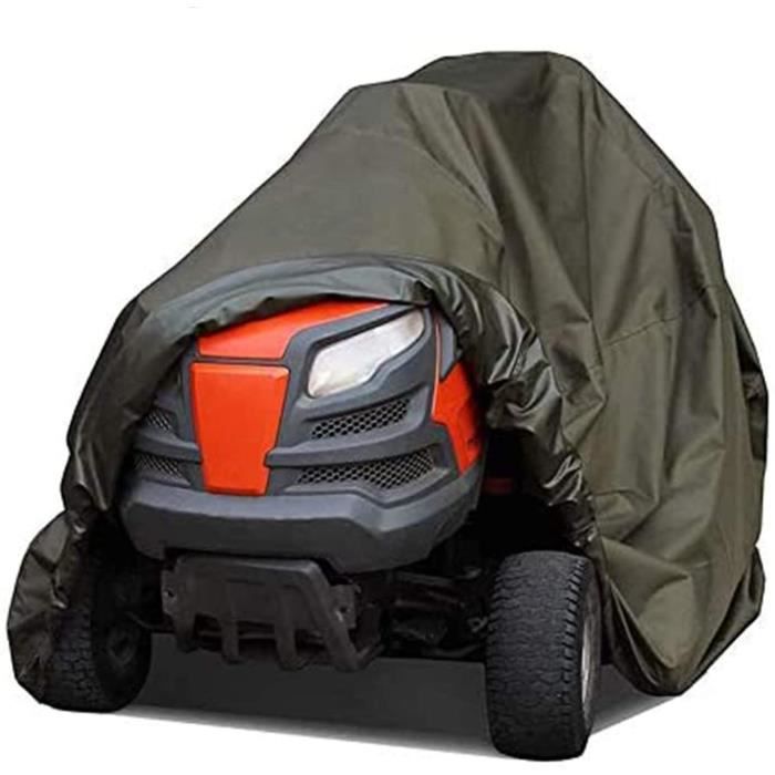 Housse de Tondeuse Housse de protection pour tondeuse à Gazon Housse de Tracteur de pelouse en Tissu imperméable 210D 183*112*109cm