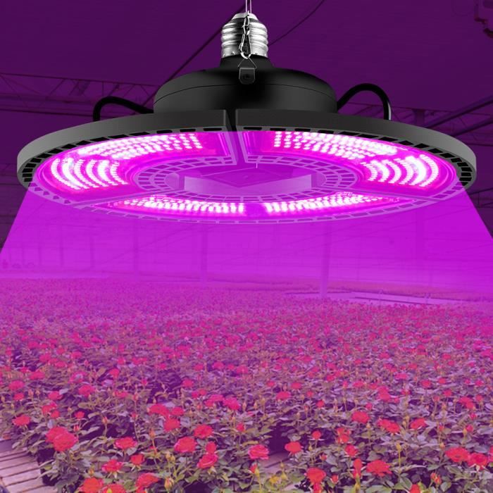 200W Lampe de Plante Lampe de Croissance E27 288 LEDs Ampoule Lampe LED Horticole Spectre Complet