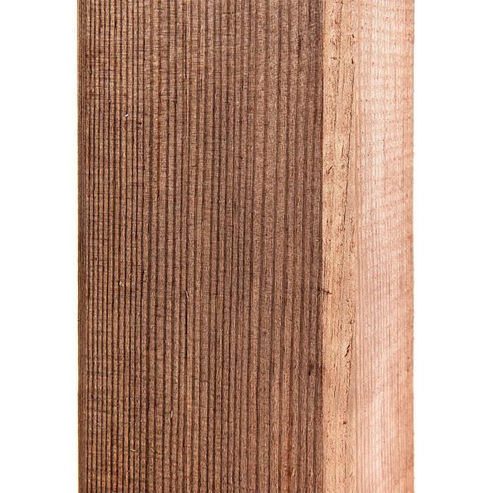 Poteau en bois de pin imprégné 7 x 7 x 180 cm [206]
