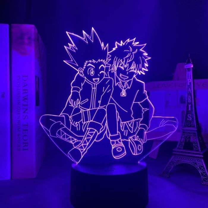 Hisoka-lampe nocturne à Vision 3D, thème Manga japonais, Hunter x Hunter,  nouveauté LED, cadeau de noël, idéal pour les Fans d'anime, décoration de  chambre à coucher, ✓ Meilleur prix au Maroc