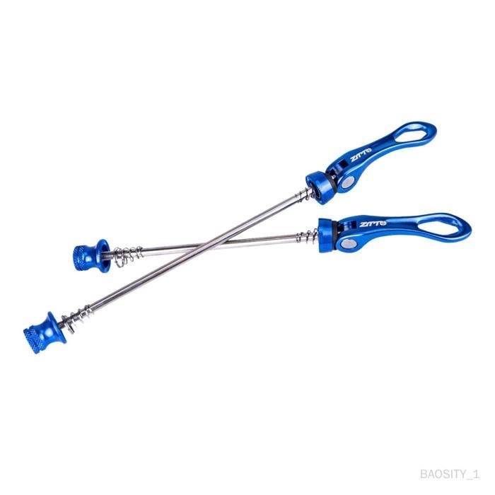 Lot De Brochettes à Dégagement Rapide Pour Vélo Avant Et Arrière, Convient Pour Les Vélos De Montagne, Noir/blanc, Compacte