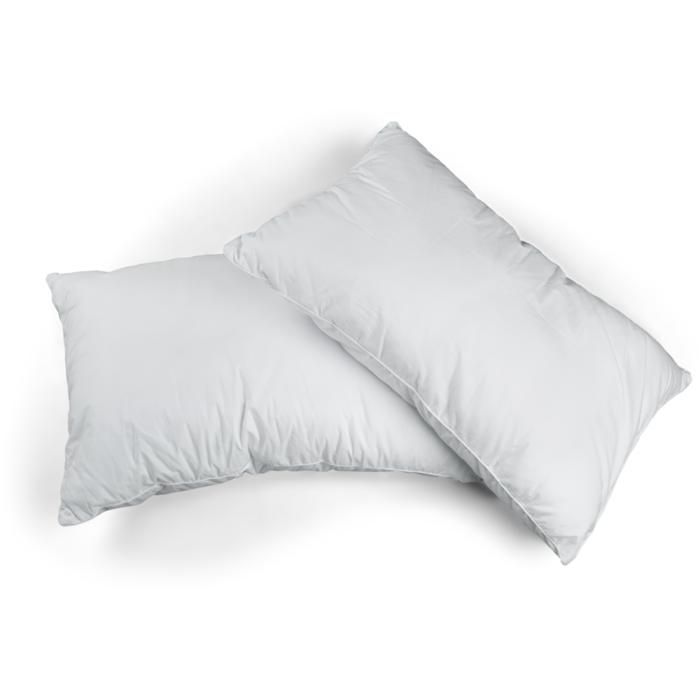 Oreillers - PROMO LINGE - Polyester - 50x70 cm - Blanc Lot de 2