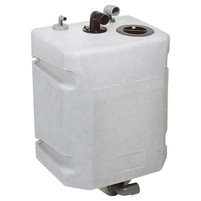 PRO PLUS Wastemaster Réservoir Eaux Usées 38L Gris - Hitchman Camper