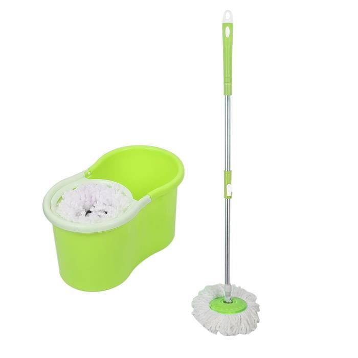 Vert Mixmest Balai Serpilliere Plat Microfibre Seau Essoreur Cdiscount Au Quotidien