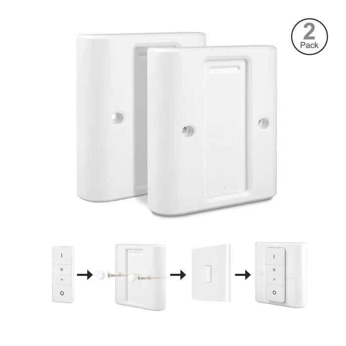Couvercle D'Interrupteur pour Philips Hue Dim Switch, Adaptateur Blanc  Hautement Compatible pour Convertisseur de Convertisseur - Cdiscount  Bricolage