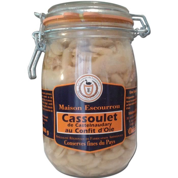 Bocal De Cassoulet De Castelnaudary Au Confit D Oie 3 Parts Maison Escourrou Achat Vente Pate Foie Gras Bocal De Cassoulet De Caste Cdiscount