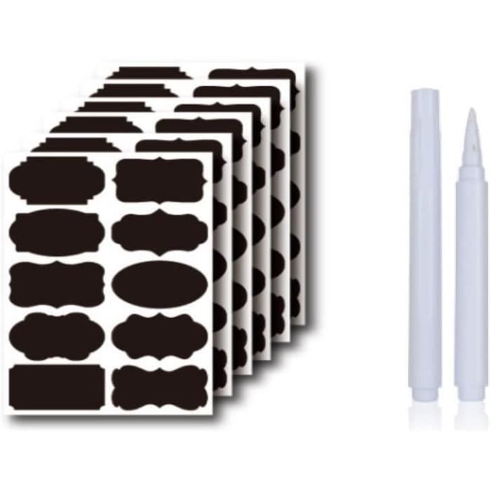 300 étiquettes De Congélation Amovibles 6x3 Cm - Bord Coloré, Colle Basse Température - Pour Bocaux Et Surgelés - 3