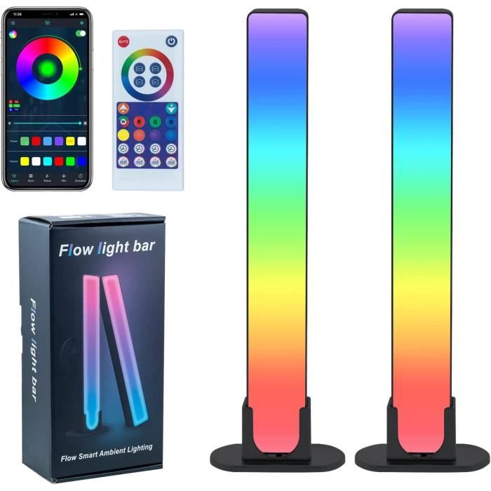 Lot 2 Fouets Lumineux LED 91 Cm RGB 360° - Télécommande + App - Étanche IP67 - VEVOR Pour UTV, VTT, Moto