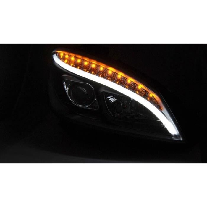 Paire de Phares Mercedes W204 07-10 LED LTI Dynamique noir
