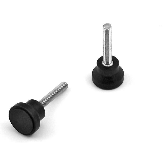 GEOCANG Lot De 4 Petites Roulettes Pivotantes Pour Meubles, 25 Mm Avec