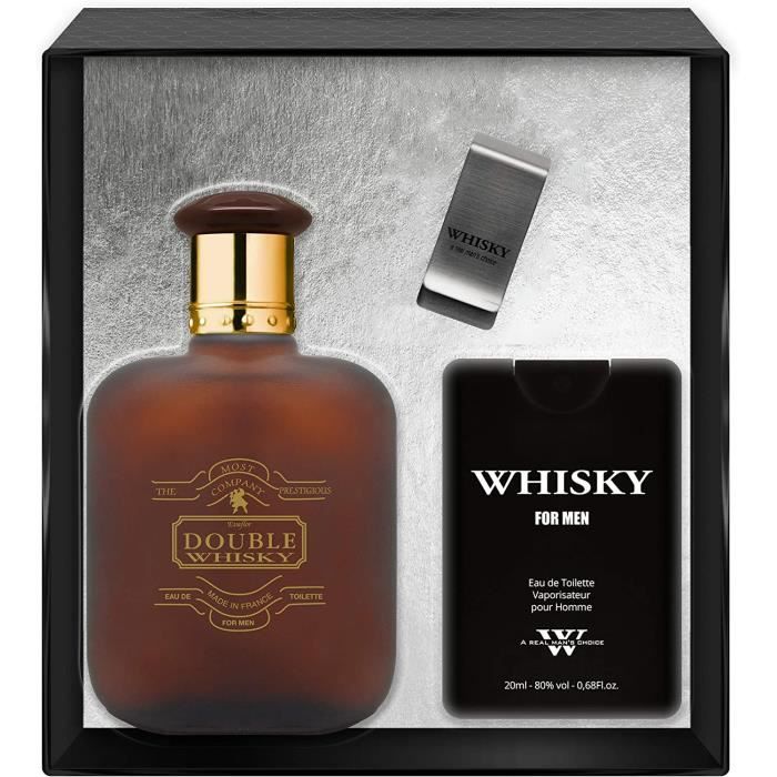 Eau De Toilette Homme - Double Whisky Coffret 100 Ml + Parfum