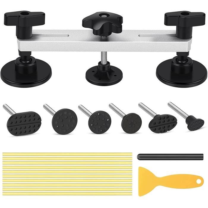 Kit de réparation de carrosserie , extracteur de bosse de voiture avec pont de poteau, kit d