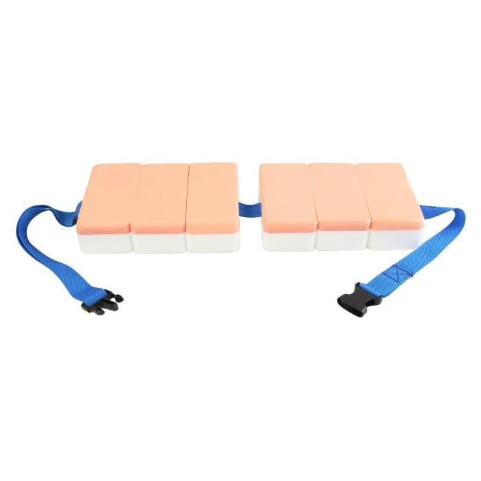Ceinture flottante pour natation, aérobic aquatique, natation avec sangles de fixation, ceinture de flottabilité pour piscine, fitness, entraînement