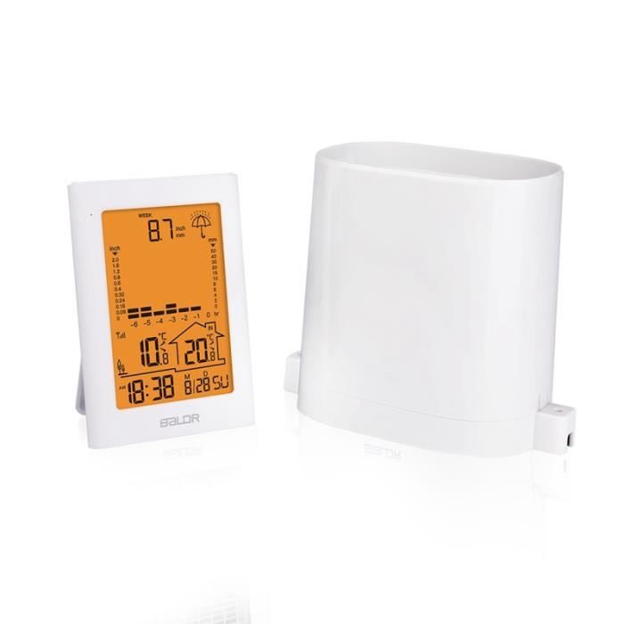Thermomètre Numérique Tout Neuf ! Intérieur / Extérieur Avec Alarme Météo Et Capteur De Température