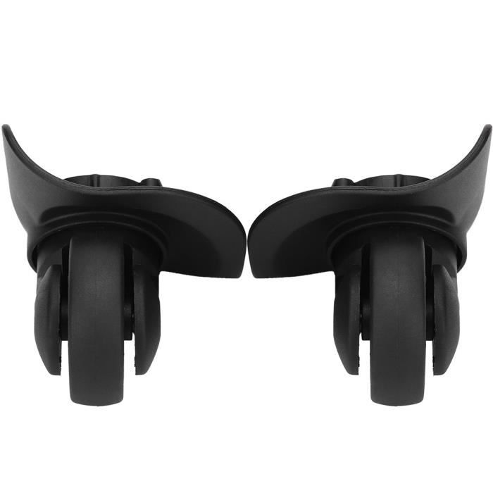 Roulettes doubles diamètre 5 cm pour valises rigides compatibles avec Delsey Moncey