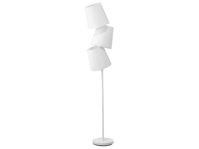 Beliani - Lampadaire blanc de 3 abats-jours RIO GRANDE