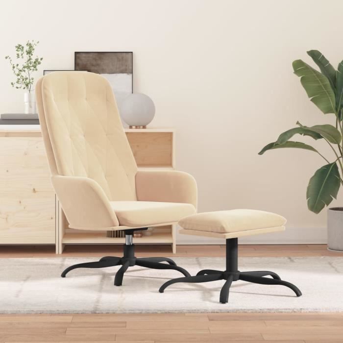 Chaise De Relaxation Avec Repose-Pieds – Tissu Patchwork Multicolore, Structure Acier Et Bois – Dimensions 61,5 X 69 X 95,5 Cm – Confort Max