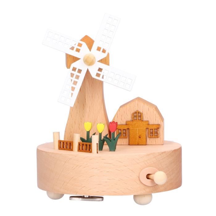 Boîte à musique en bois avec compartiment de rangement - YOSOO - Pure