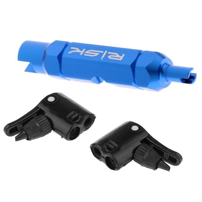 Adaptateur Pompe à Air Double Tête – Valve Vélo, Buse Universelle, Gonflage Rapide, Pour Route, VTT, Ballons