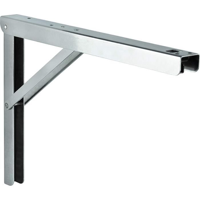 Gedotec Support Rabattable Support Pliable Profi Line - INOX Inoxydable ...