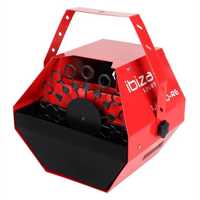 Ibiza Light - Pack Machine à Bulles Ibiza Light LBM10-BL - Bidon Liquide à Bulles 5 litres - Mariage Baptême Enfant Anniversaire