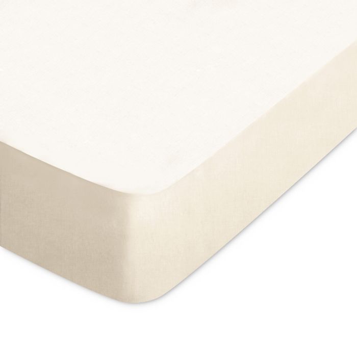 Drap Housse Uni 160x190 Cm 100 Coton Alto Creme Cdiscount Maison