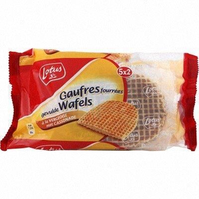 Gaufres Fourrees Vergeoise 300 G Lotus Bakeries Achat Vente