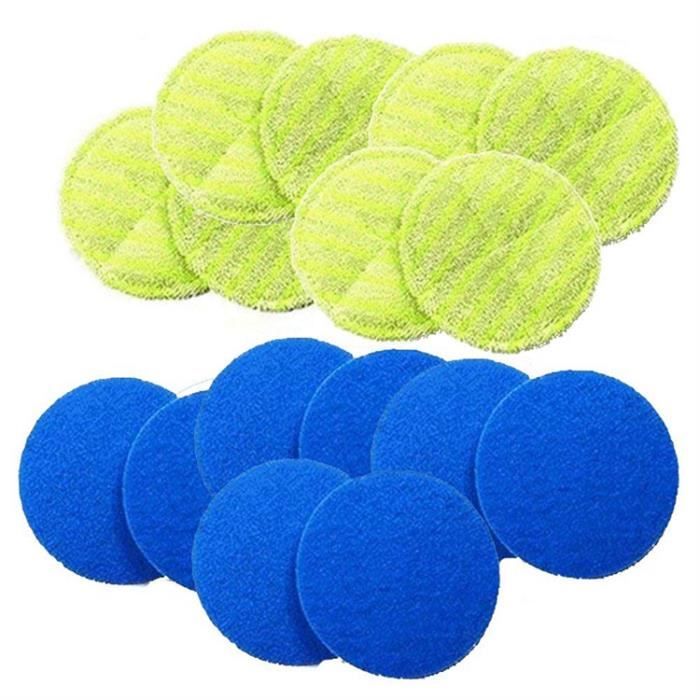 Tampons De Vadrouille Pour Laveuse S7000 - Lot De 2 - En Coton Absorbant - Compatible S7000, S7001, XKITP7000