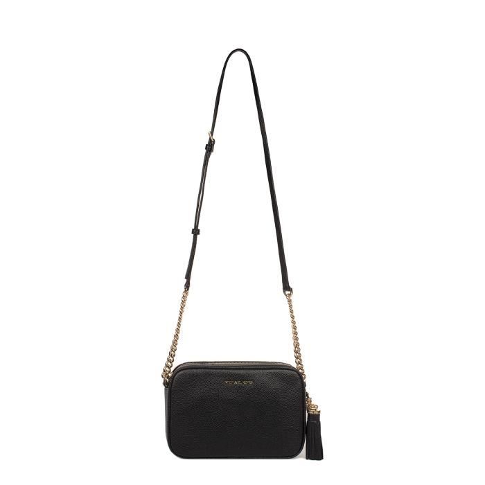 MICHAEL KORS FEMME 32F7GGNM8L001 NOIR CUIR SAC POR MICHAEL KORS FEMME 32F7GGNM8L001 NOIR CUIR SAC POR